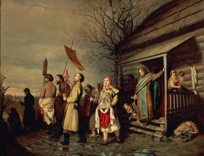 Easter Procession by Vasili Grigorevich Perov